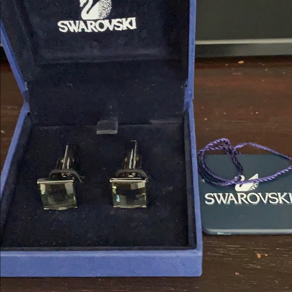 Swarovski Other - Swarovski “fasten” cuff links
